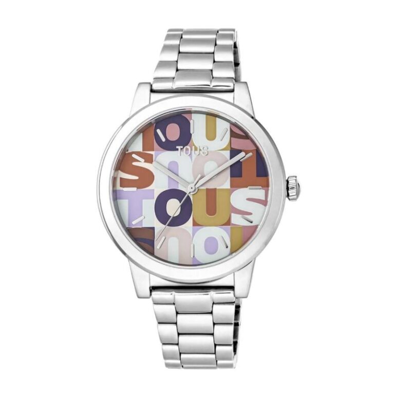 Reloj analógico TOUS Mimic de acero con estampado