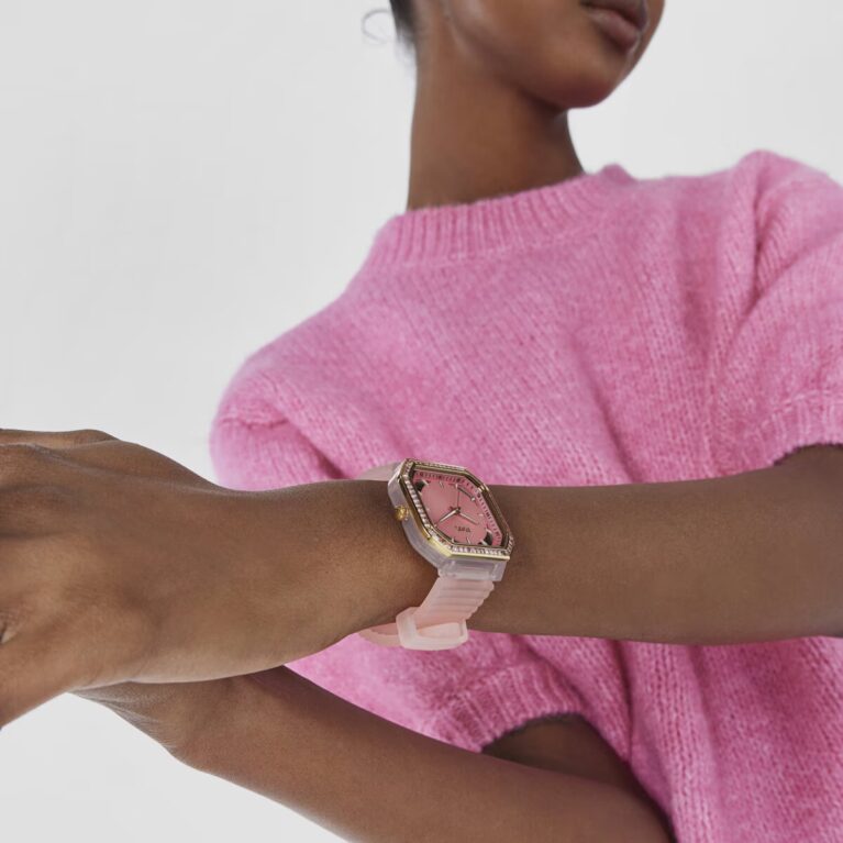 Reloj analógico con brazalete de acero Karat Squared